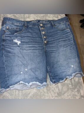 torrid Denim Label with Gold Stitching - Blue